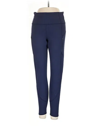 Pre-owned Athleta Active Pants In Blue
