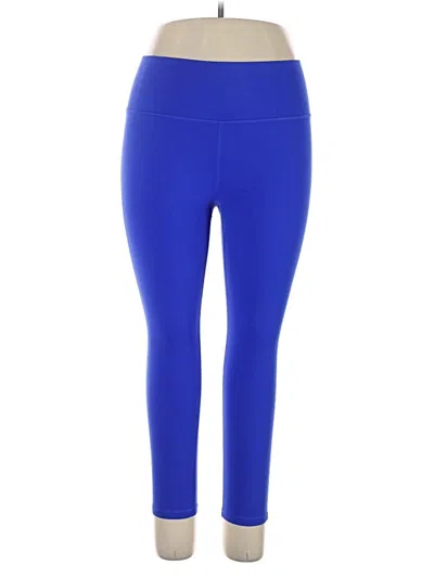 Pre-owned Athleta Active Pants In Blue