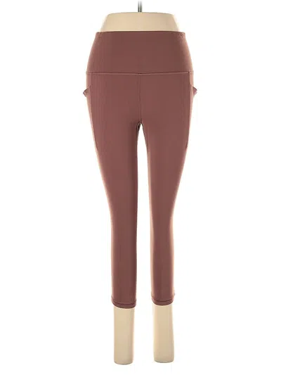 Pre-owned Athleta Active Pants In Brown