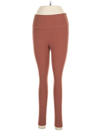 Pre-owned Athleta Active Pants In Brown