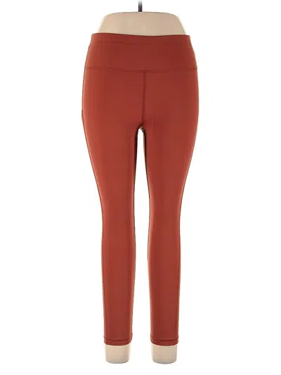 Pre-owned Athleta Active Pants In Brown