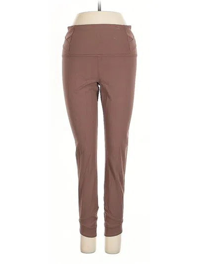 Pre-owned Athleta Active Pants In Brown
