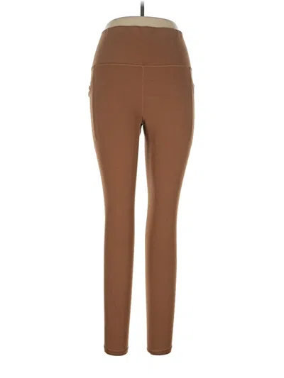 Pre-owned Athleta Active Pants In Brown