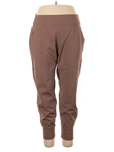 Pre-owned Athleta Active Pants In Brown