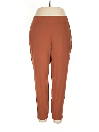 Pre-owned Athleta Active Pants In Brown