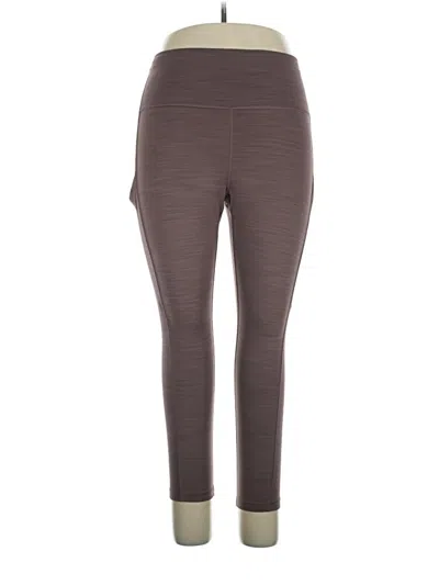 Pre-owned Athleta Active Pants In Brown