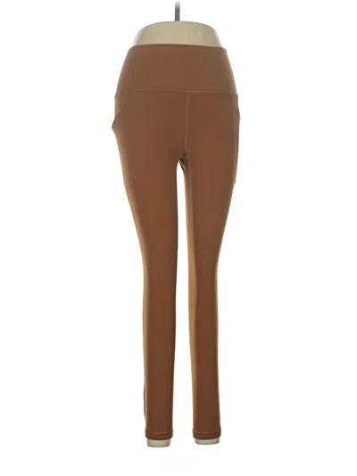 Pre-owned Athleta Active Pants In Brown