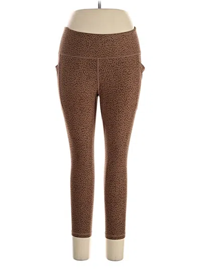 Pre-owned Athleta Active Pants In Brown