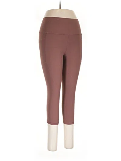 Pre-owned Athleta Active Pants In Brown