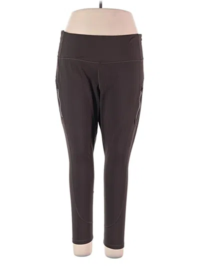 Pre-owned Athleta Active Pants In Brown