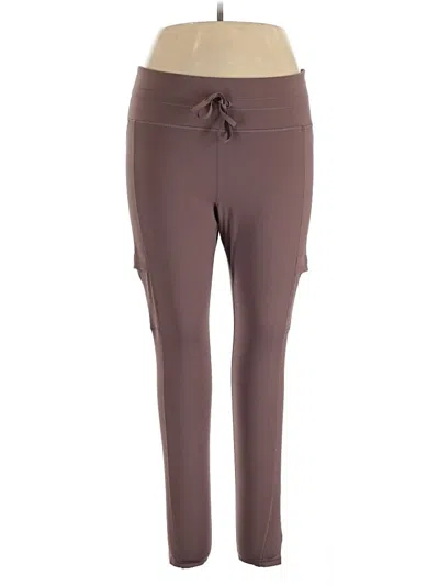 Pre-owned Athleta Active Pants In Brown