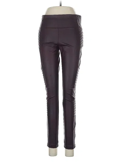 Pre-owned Athleta Active Pants In Burgundy