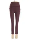 Athleta Active Pants In Burgundy
