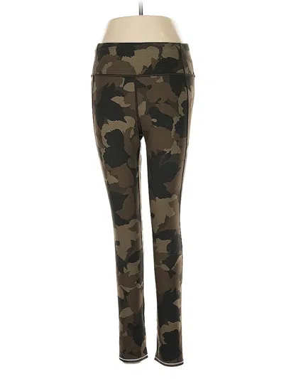 Pre-owned Athleta Active Pants In Green