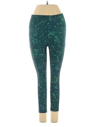 Pre-owned Athleta Active Pants In Green