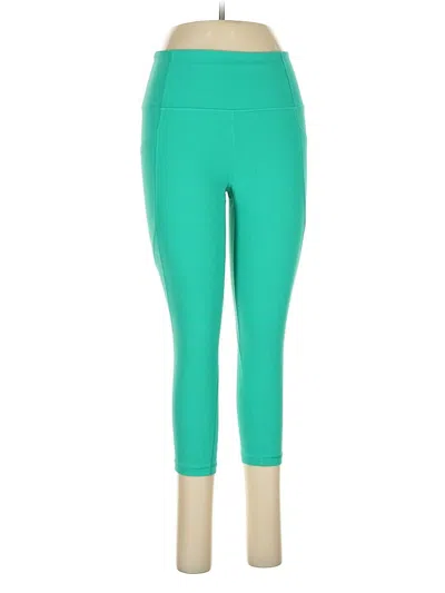 Pre-owned Athleta Active Pants In Green