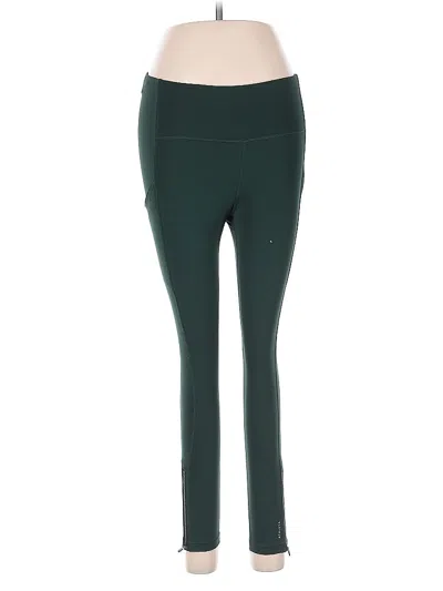 Pre-owned Athleta Active Pants In Green