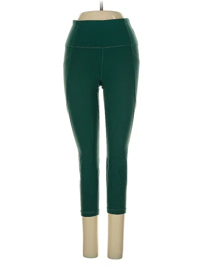Pre-owned Athleta Active Pants In Green