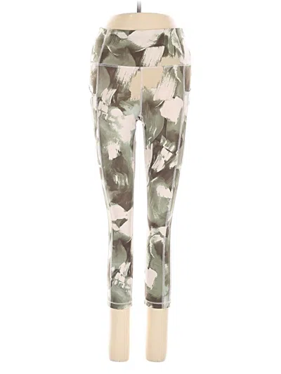 Pre-owned Athleta Active Pants In Green