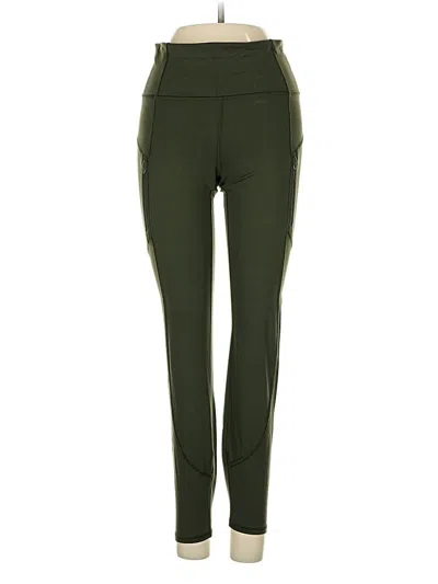 Pre-owned Athleta Active Pants In Green