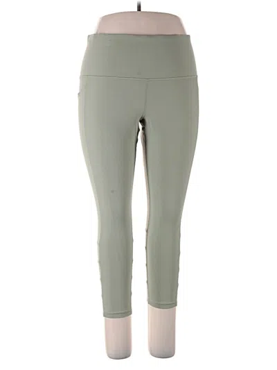 Pre-owned Athleta Active Pants In Green