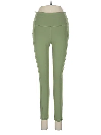 Pre-owned Athleta Active Pants In Green