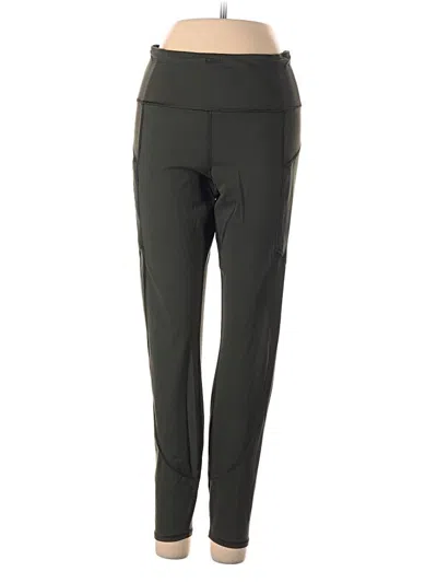 Pre-owned Athleta Active Pants In Green