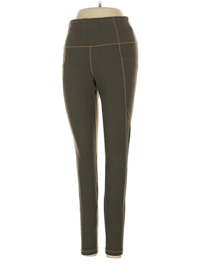 Pre-owned Athleta Active Pants In Green