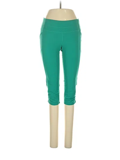 Pre-owned Athleta Active Pants In Green