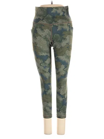 Pre-owned Athleta Active Pants In Green