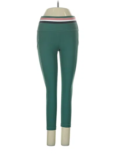 Pre-owned Athleta Active Pants In Green