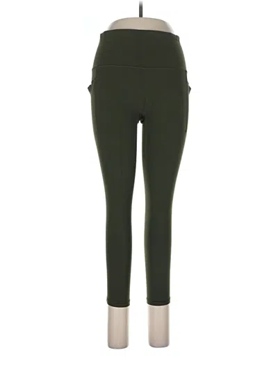 Pre-owned Athleta Active Pants In Green
