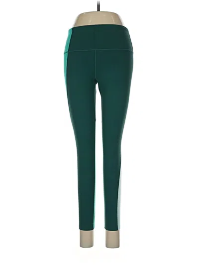 Pre-owned Athleta Active Pants In Green