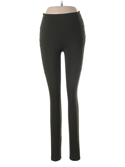Pre-owned Athleta Active Pants In Green
