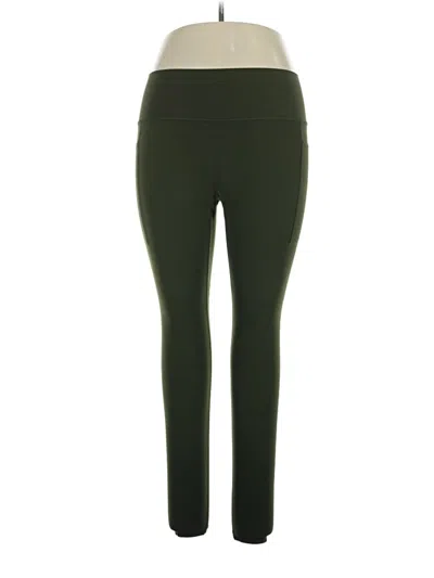 Pre-owned Athleta Active Pants In Green