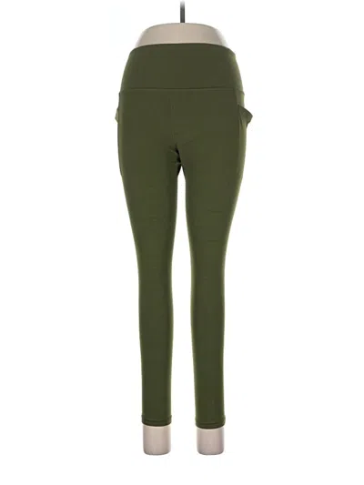 Pre-owned Athleta Active Pants In Green
