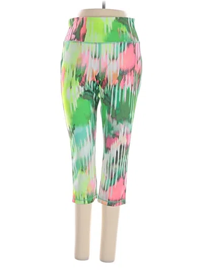 Pre-owned Athleta Active Pants In Green