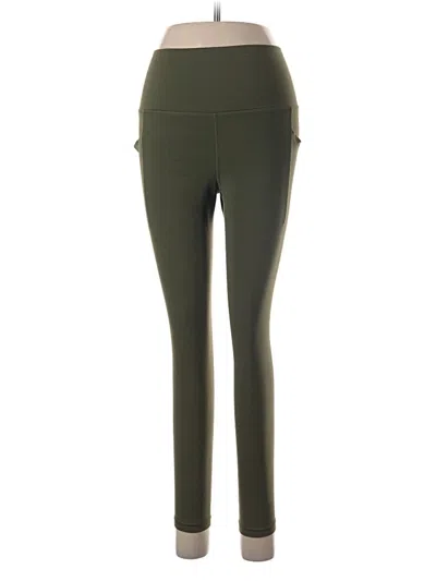 Pre-owned Athleta Active Pants In Green