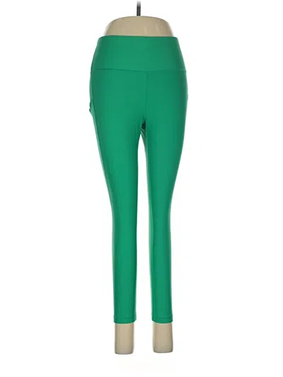 Pre-owned Athleta Active Pants In Green