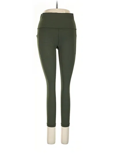 Pre-owned Athleta Active Pants In Green