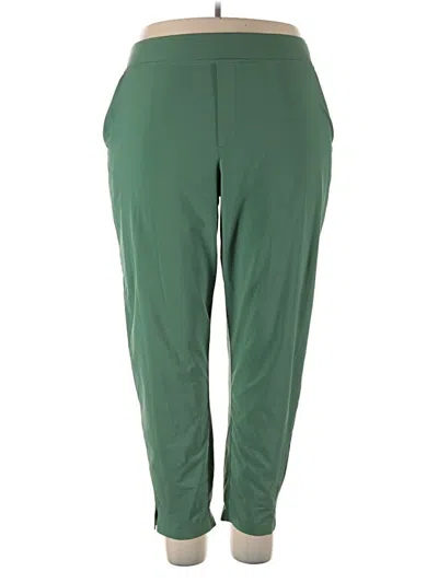 Pre-owned Athleta Active Pants In Green