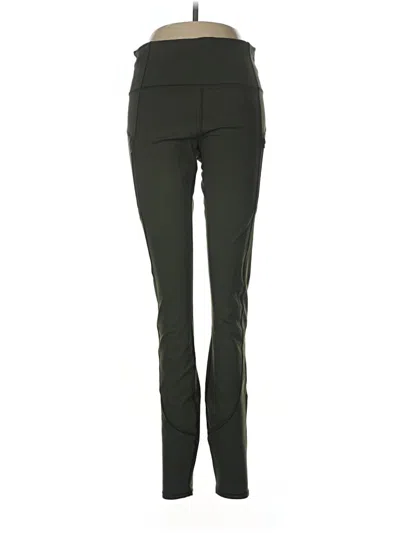 Pre-owned Athleta Active Pants In Green