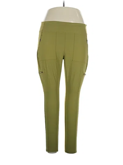 Pre-owned Athleta Active Pants In Green