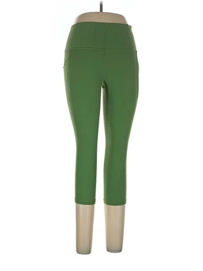 Pre-owned Athleta Active Pants In Green