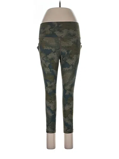 Pre-owned Athleta Active Pants In Green