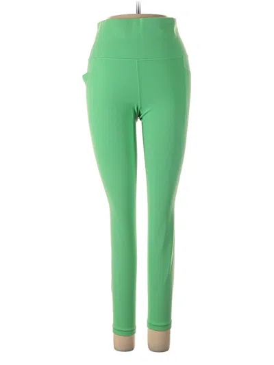 Pre-owned Athleta Active Pants In Green