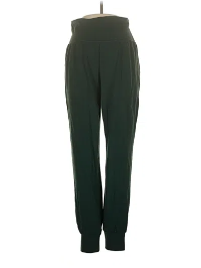 Pre-owned Athleta Active Pants In Green