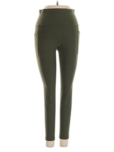 Pre-owned Athleta Active Pants In Green