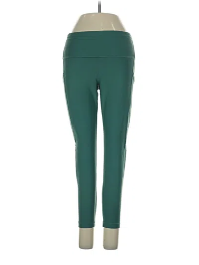 Pre-owned Athleta Active Pants In Green