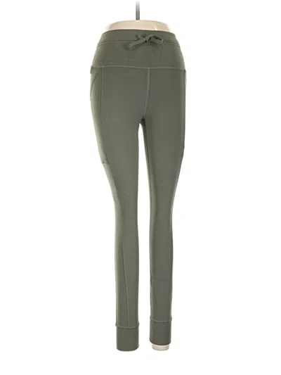 Pre-owned Athleta Active Pants In Green